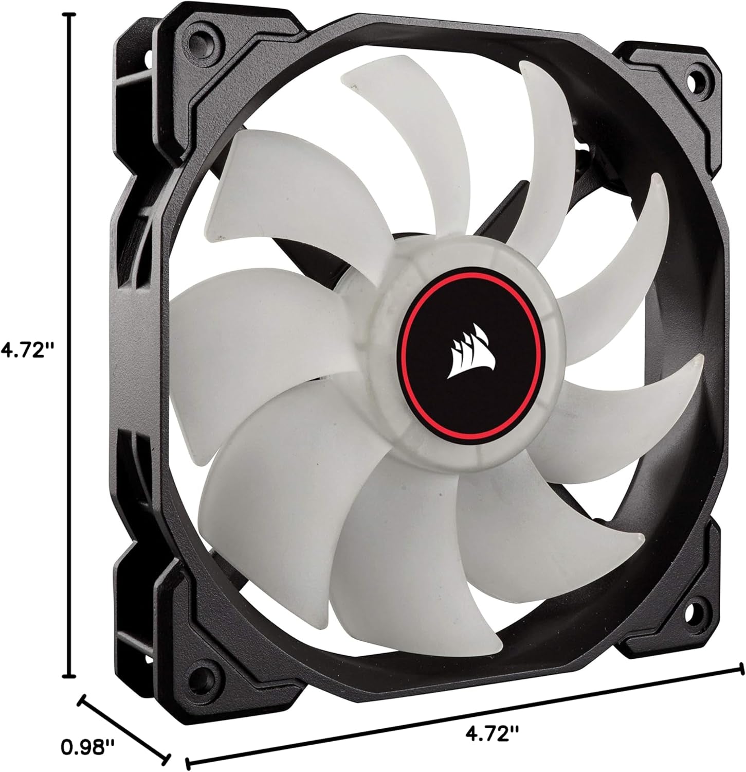 AF120 LED Low Noise Cooling Fan - 120 Mm, 4.72 Inches, Desktop Compatible
